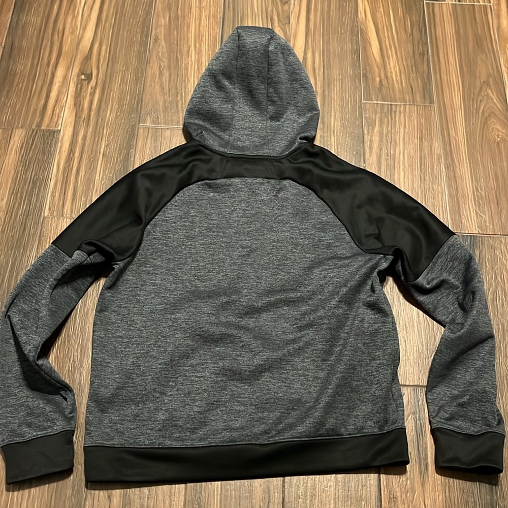Adidas Black & Gray Hoodie Kids Size XL - Picture 5 of 5